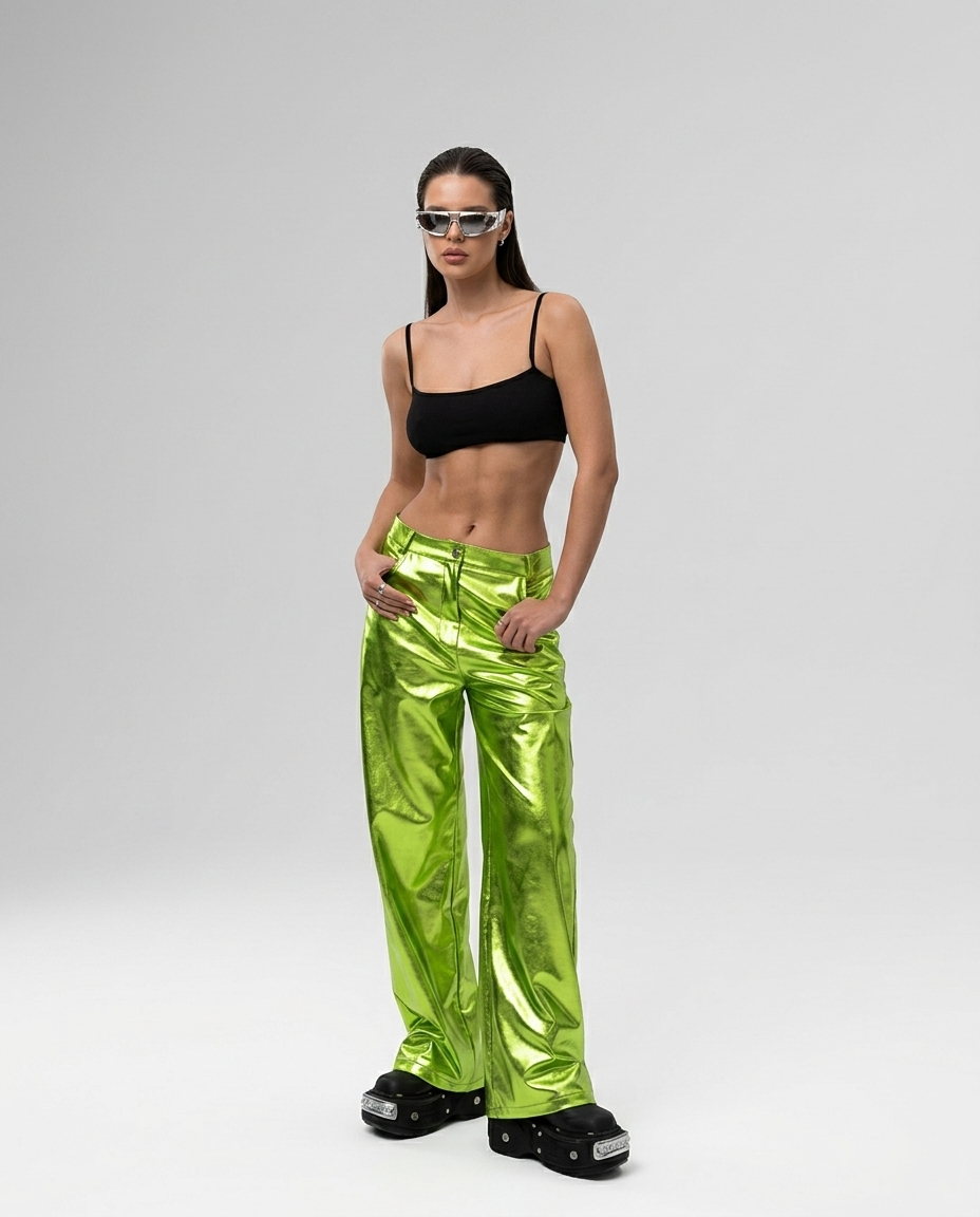 Calça metálica Kindra