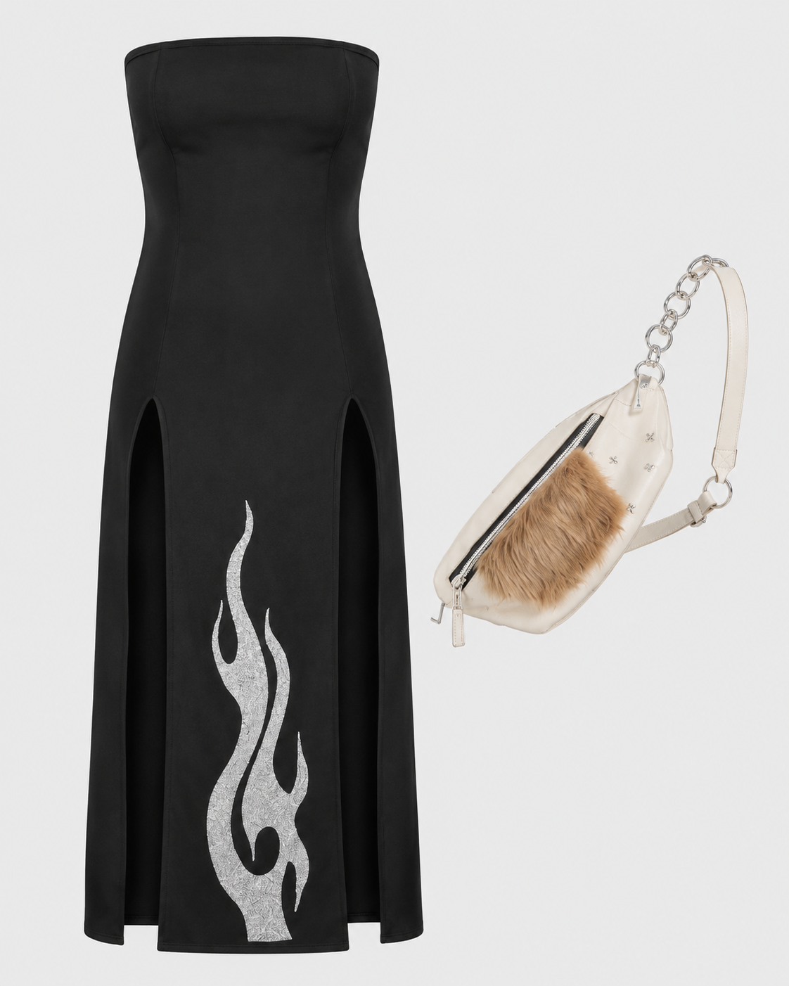 MAXI VESTIDO FIRE + RIÑONERA WONDER