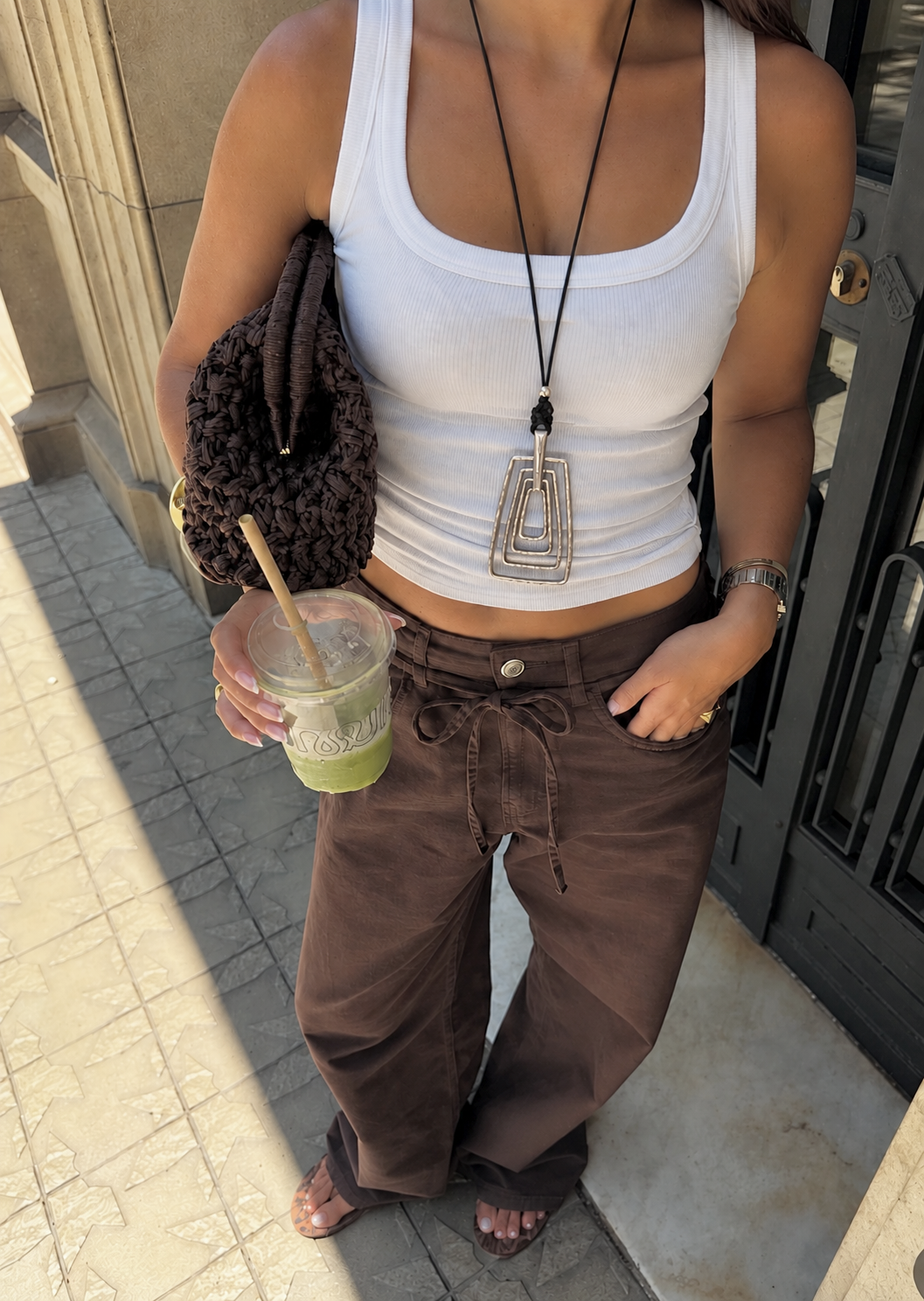 Maxi collar Orbit Chrome