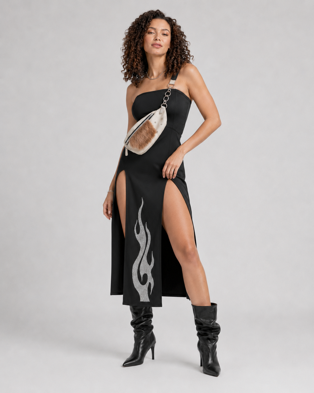 MAXI VESTIDO FIRE + RIÑONERA WONDER