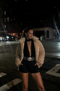 CATSUIT BLACK MAMBA MULTIUSO + PUFFA CAMEL + CINTURÓN ECLIPSE