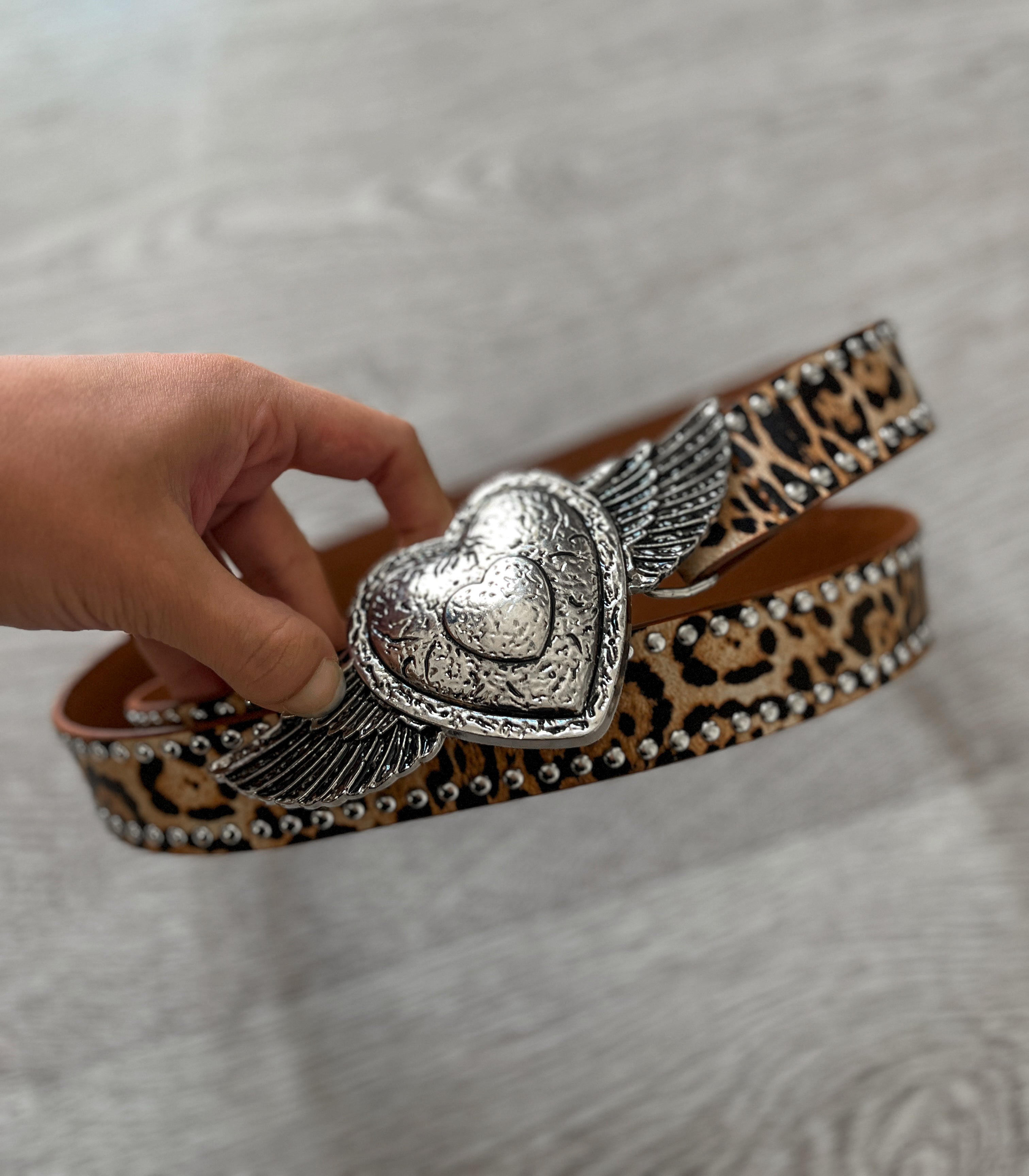 Cinturón Maxi hebilla corazón