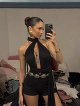 CATSUIT + CINTURÓN + COLLAR