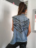 Chaqueta Zebra shine